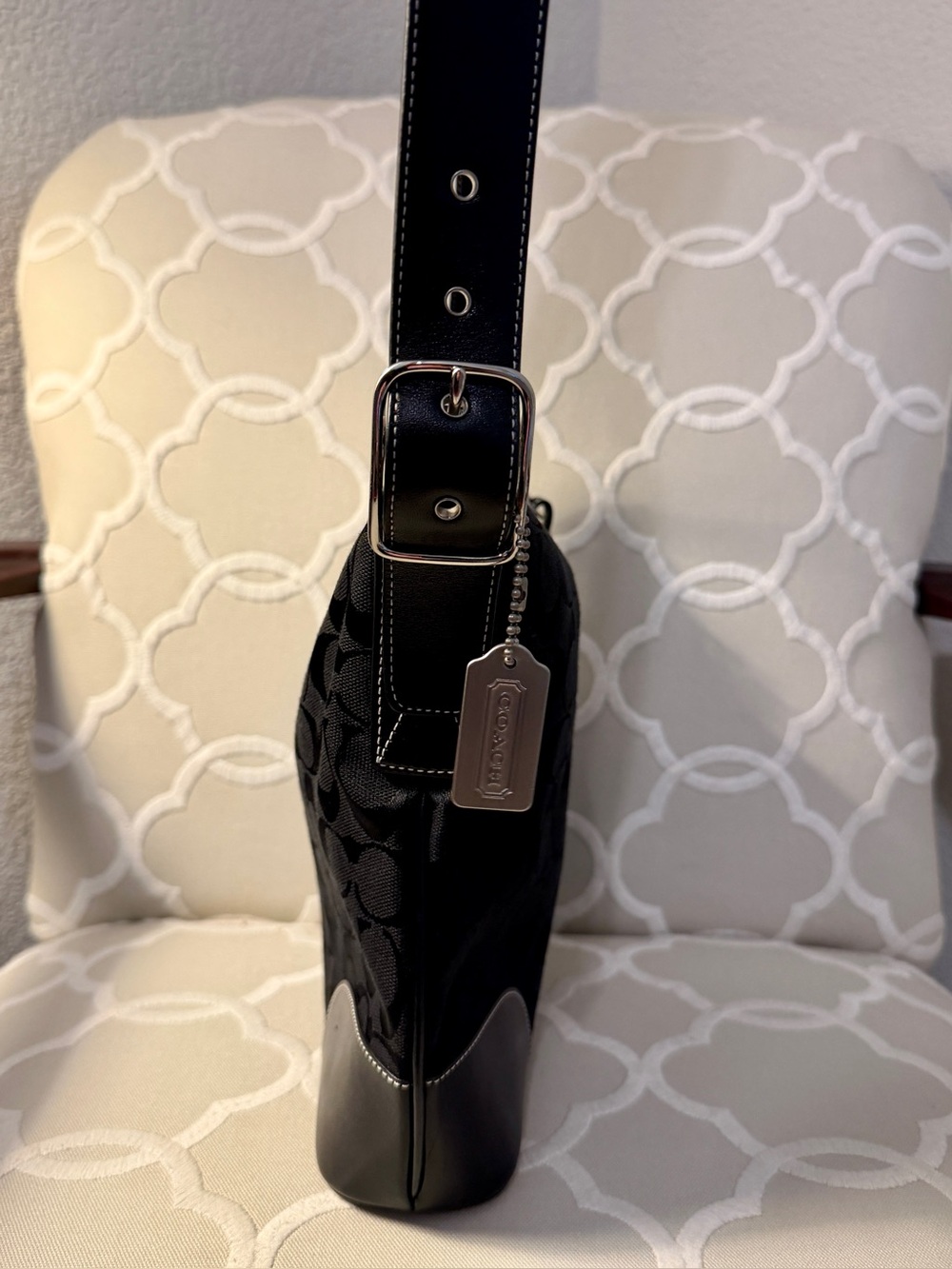 Coach Black logo Crossbody/Shoulder Bag - Picture 4 of 6